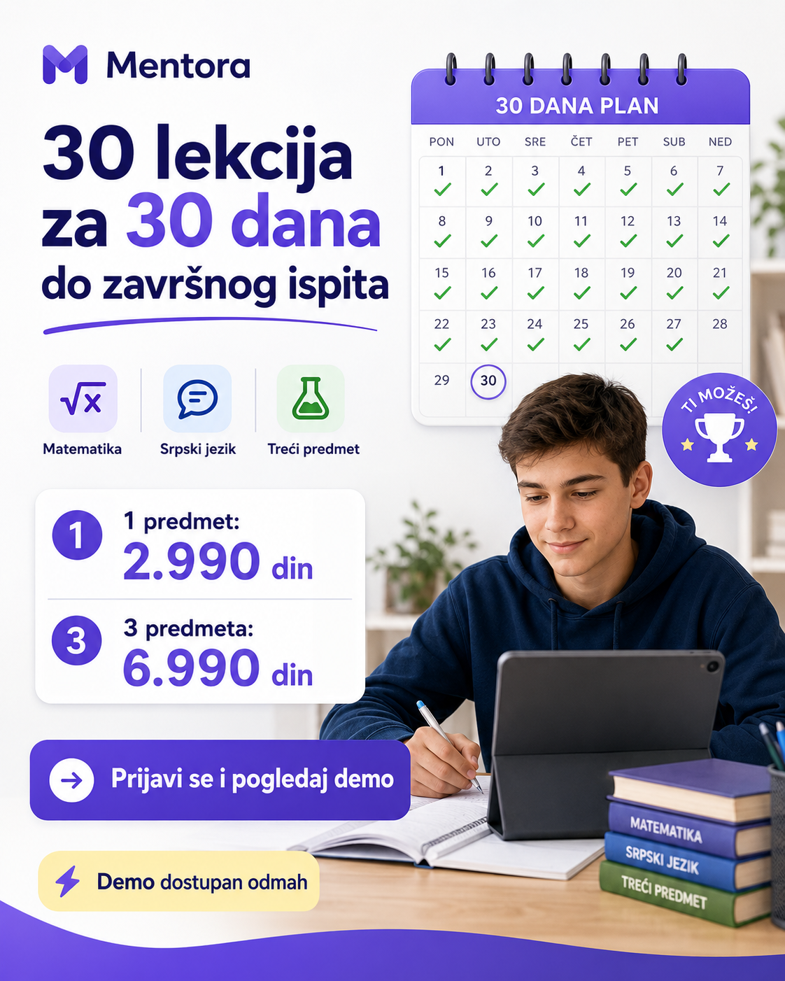 30 lekcija za 30 dana do završnog ispita